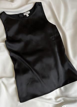 Вишукана чорна блуза