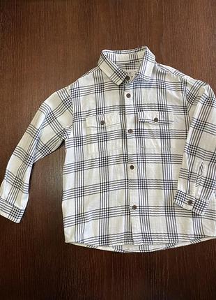 Сорочка zara на 4-5 років, підійде для хлопчика або дівчинки, стан ідеальний, одягнена декілька разів.