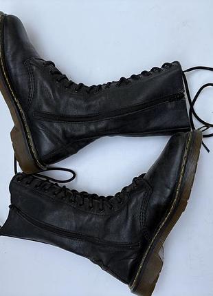 Кожаные ботинки сапоги dr. martens 1b99 boots 24см