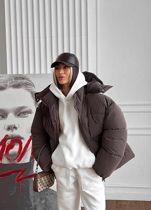 Зимняя женская куртка пуховик