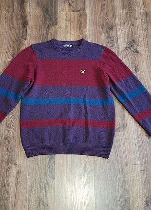 Чоловіча унікальна кофта светр lyle scott оригінал