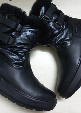 Ботинки сапоги осень-зима кожа жен.41-41.5р.geox италии