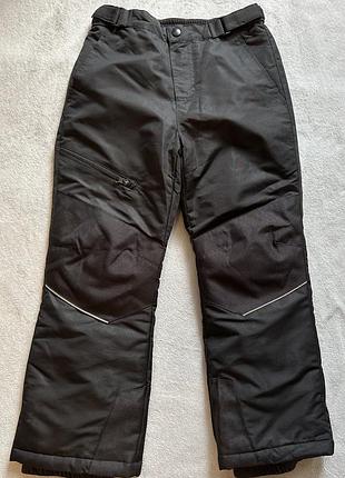 Зимові штани на хлопчика, напів комбінезон