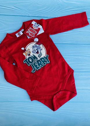 Новорічний боді том і джері 92 розмір