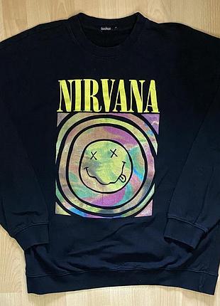 Світшот boohoo nirvana