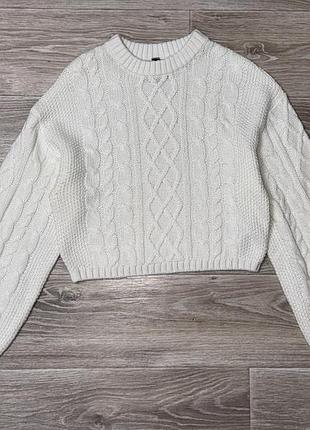 Свитер укороченный