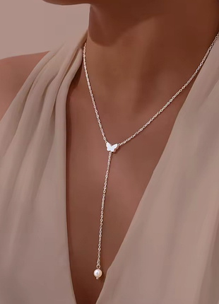 Ланцюжок нержавіюча сталь stainless steel метелик