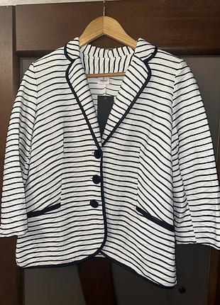 Піджак жіночий yoppa чорно-білий 42 розмір