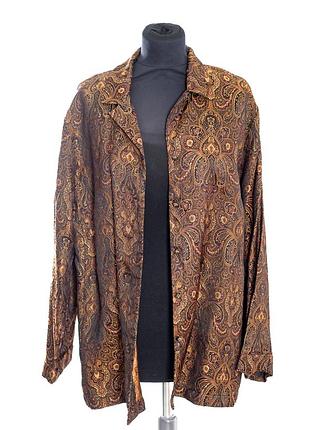 Розкішна блуза-жакет chico's d.e.s.i.g.n. (р. xl/3) с принтом "пейсли" (вискоза)