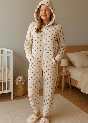 Теплый комбинезон пижама р.s