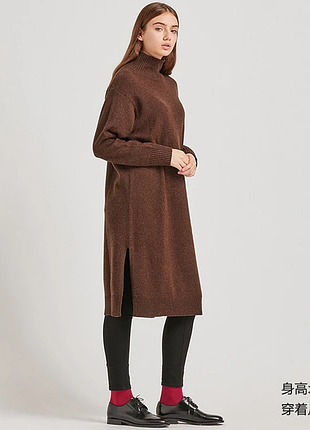 Сукня uniqlo з вовняної суміші(70% овечої вовни)