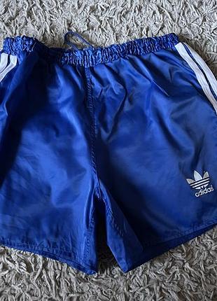 Iconic adidas vintage 80-90 "s nylon shorts  size 5 вінтажні шорти