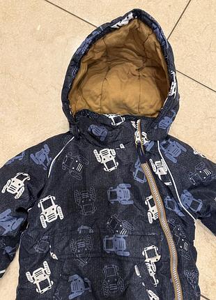 Курточка для хлопчика з трактором 4 роки