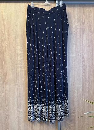 Штани трикотажні прямі широкі