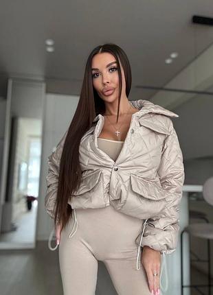 Куртка еко пух