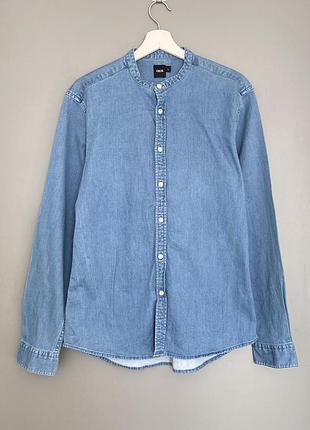 Сорочка джинсова asos без коміра