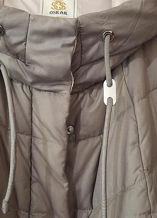 Удлиненная куртка, пуховик р.56-58.