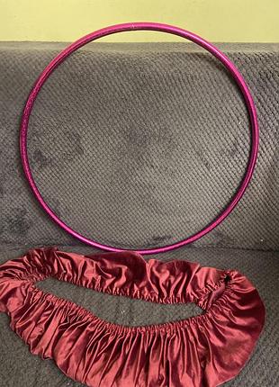 Обруч+ чехол для гімнастики 65 см з чехлом обруч гімнастичний