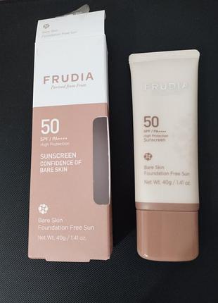Тональний крем frudia sun bare skin foundation