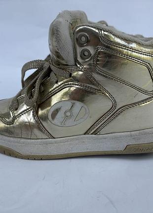 Кроссовки ролики оригинальные heelys flash chrome skate 22см