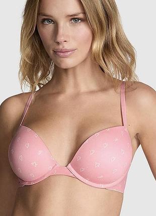 Бюстгальтер pink/victoria’s secret super push-up п. 38с/85с