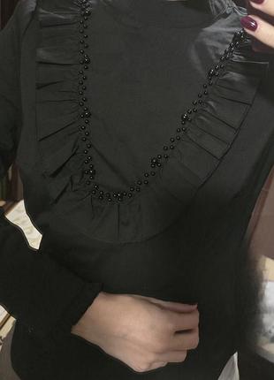 Рубашка декорирована бисером reserved ska б/в