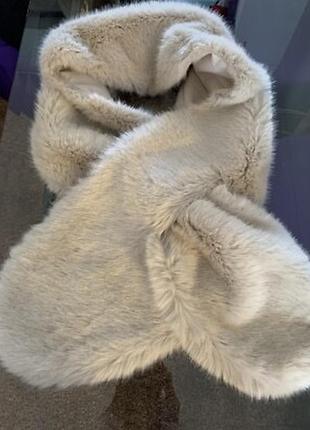 Шарф-воротник из искусственного меха jaeger