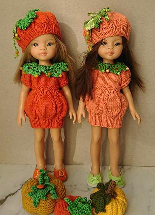 Одежда на куклу paola reina (паола рейна) - комплект "гарбузик"