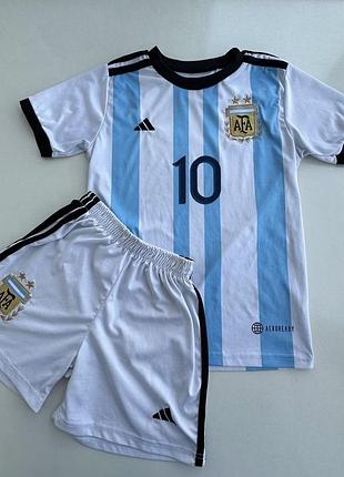 Футбольна форма мессі аргентина messi adidas дитяча