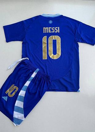 Футбольная форма месси аргентина messi adidas детская