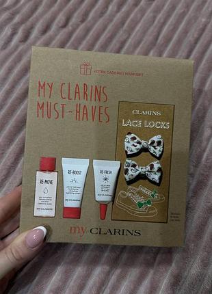 Подарунковий набір my clarins healthy skin must-haves set від бренду clarins
