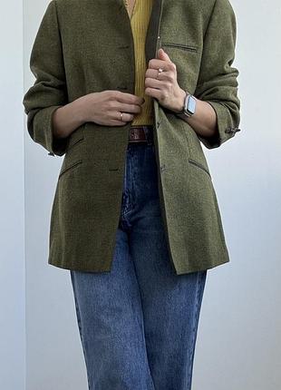 Sonnblick вовняний подовжений піджак прямого крою