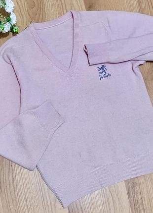 Жіночий светр зима теплий вовна шерсть пуловер з v образним вирізом s m англія pringle
