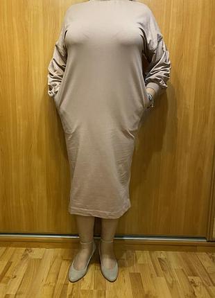 Трикотажна сукня- святшот