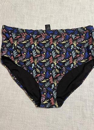 Нижня частина купальника плавки сині з жовтим фіолетовим