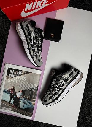🌺жіночі кросівки nike p-6000 gtx black grey