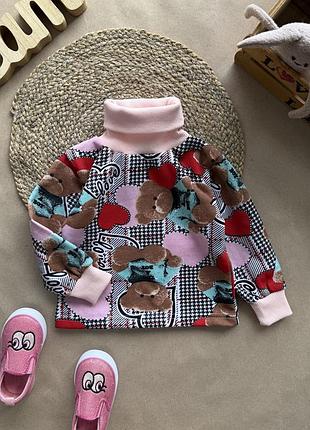 Гольф двонитка ведмедики 92-122