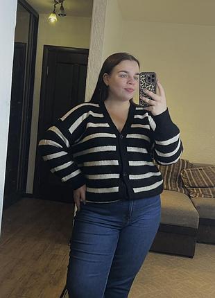 Кардиган в смужку