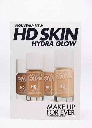 Пробник тонального крему make up for ever  hd skin hydra glow hydrating foundation with hyaluronic acid