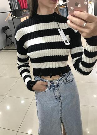 Вкорочені светри оверсайз