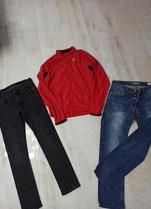 Джинсы скинни,ветровка