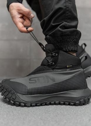 Зимние мужские термо кроссовки 1968r black/grey/red a010-3 вт7939(k5 3 - 03)