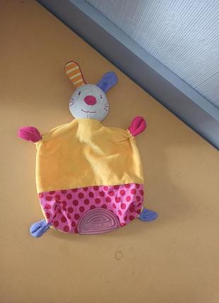 Комфортер с грызуном зайчик