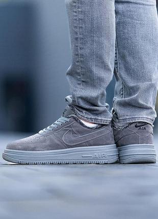 Повседневные мужские зимние кроссовки nike air force 1 low fur winter ❄️