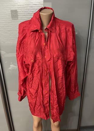 Сорочка 100%шовк батал