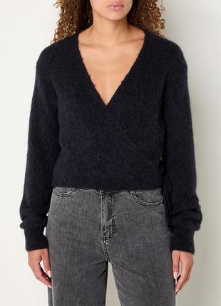 Вовняний кардиган на запах bellamy