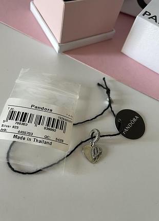 Оригинальный шарм сердце с камнями бусина на браслет оригинал пандора pandora