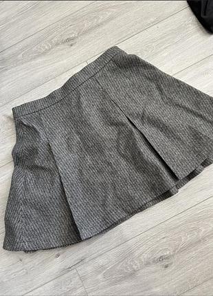 Осенняя юбка. юбка а-силуэта. теплая юбка.