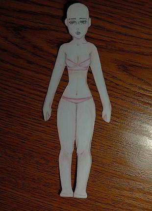 Кукла из бумаги ( ручная работа)