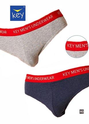 Трусы мужские key mpp-172 брифы классическая модель набор 2 штуки
